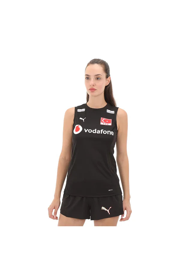 Türkei Volleyball Damen-Trikot - Schwarz
