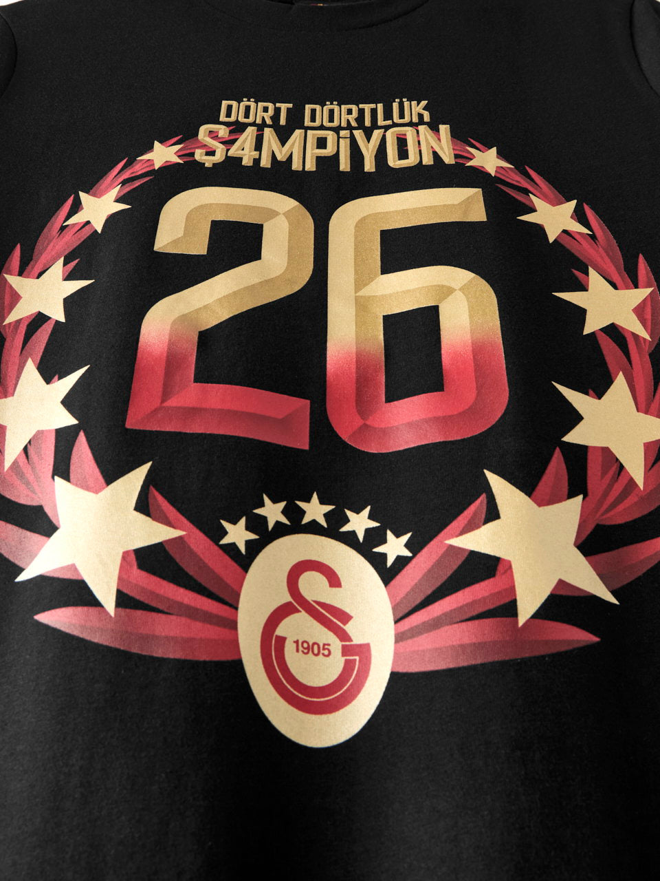 Galatasaray 26. Meisterschaft Kinder-T-Shirt – Meisterschaft 25/26