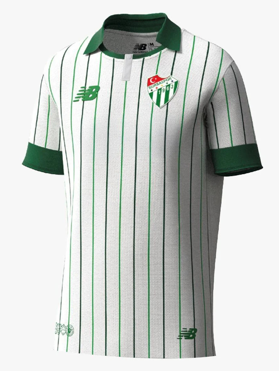 Bursaspor 2025/26 Trikot Neue Saison Retro Cizgili
