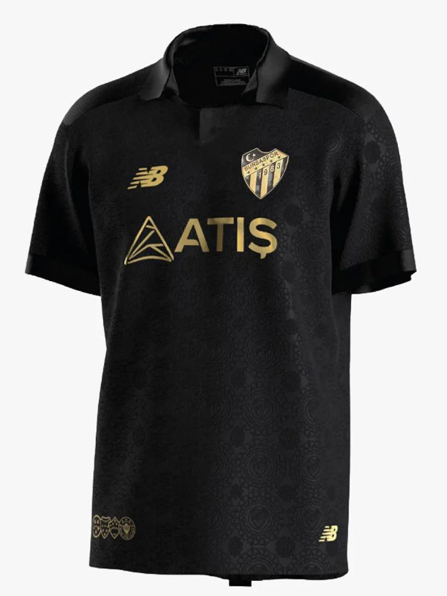 Bursaspor 2025/26 Trikot Neue Saison Schwarz
