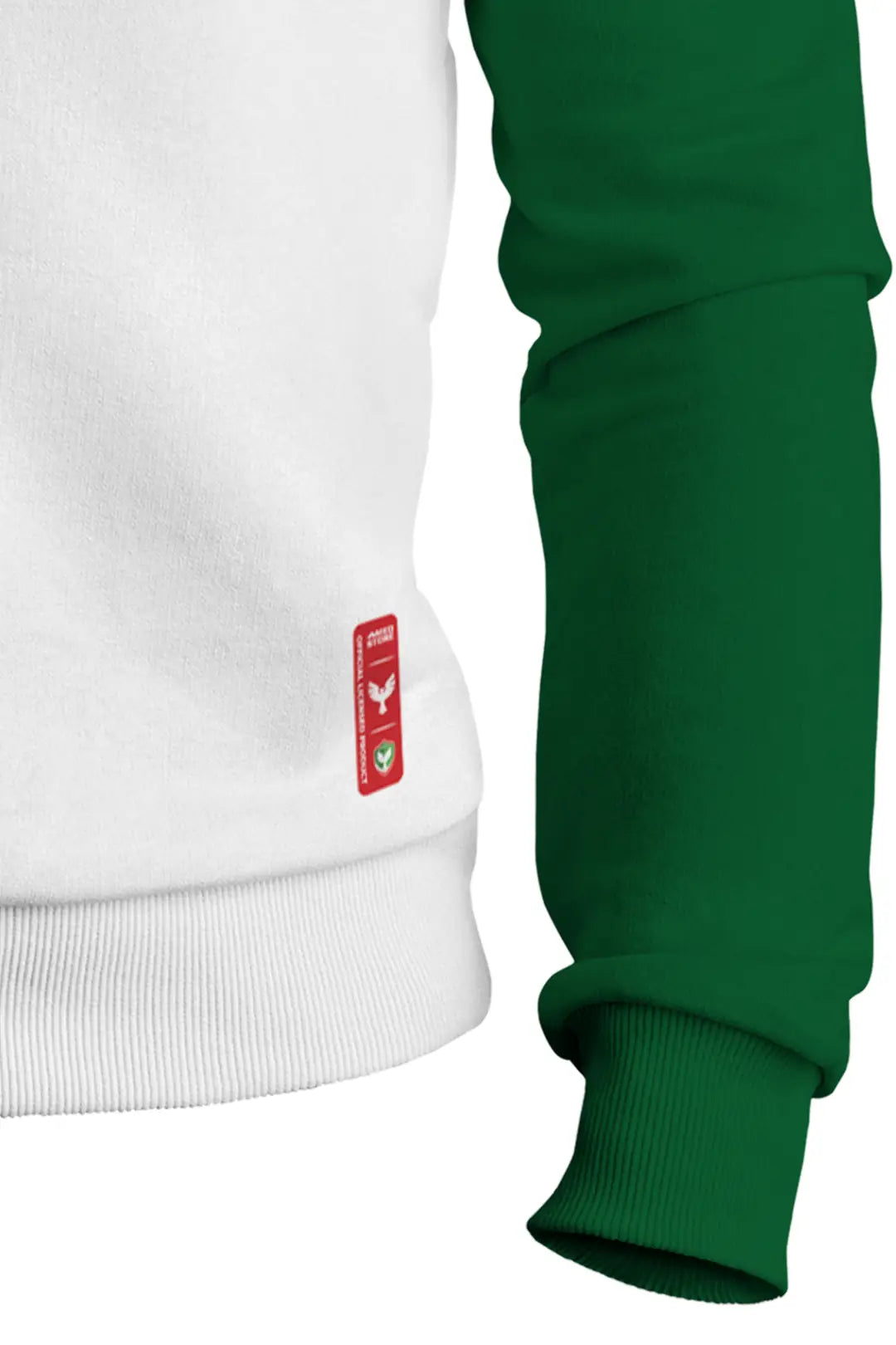 Amedspor Ärmel Grün-rot Sweatshirt mit Rundhalsausschnitt