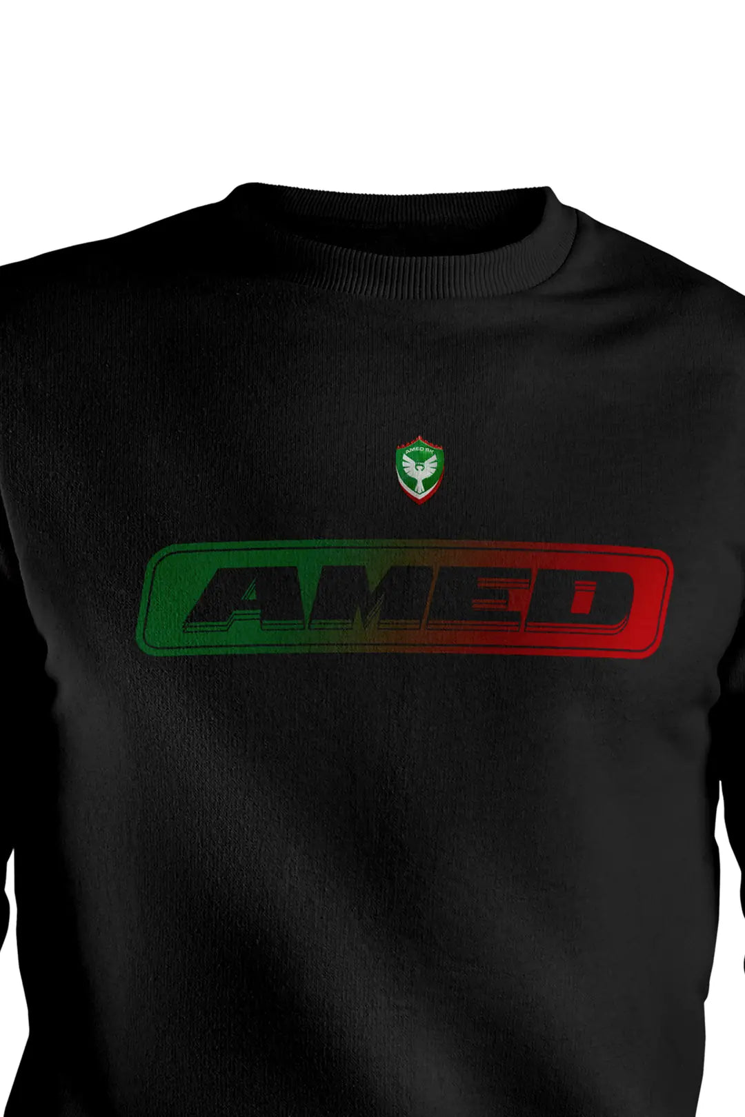 Amedspor Ärmelbund Grün-rot Sweatshirt mit Rundhalsausschnitt