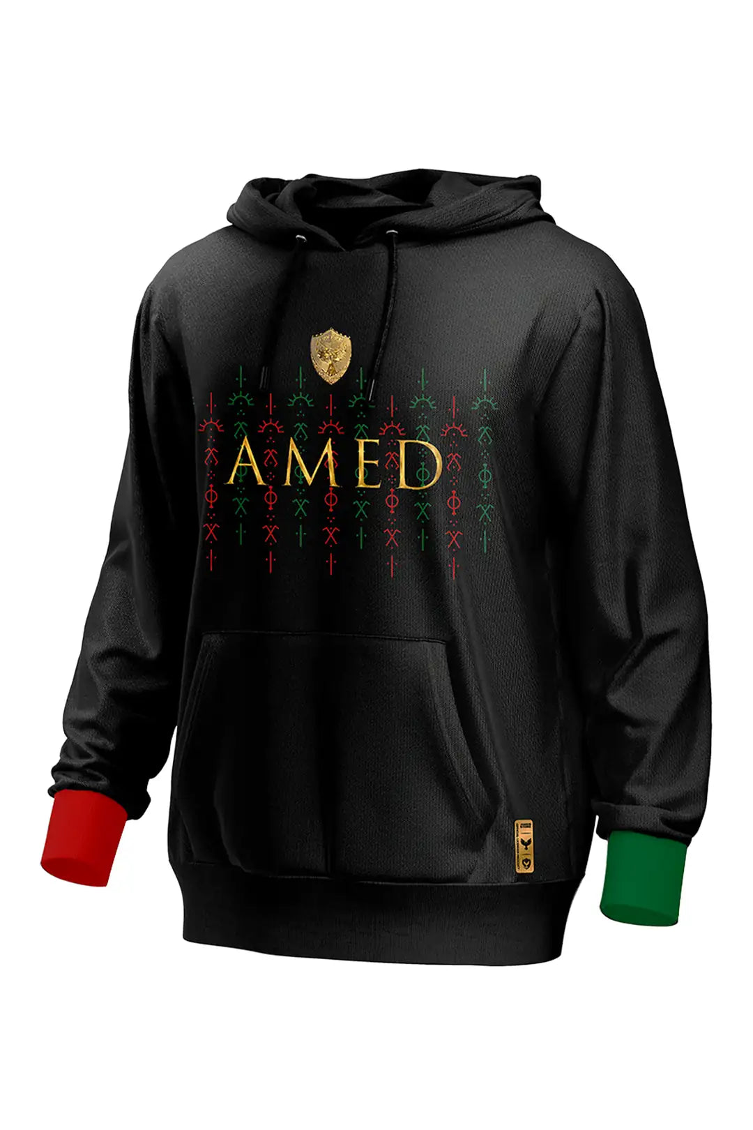 Amedspor Ethno-Muster Kapuzensweatshirt