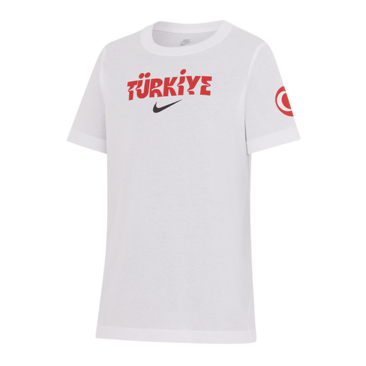 Kinder T-Shirt „Türkiye" Weiß