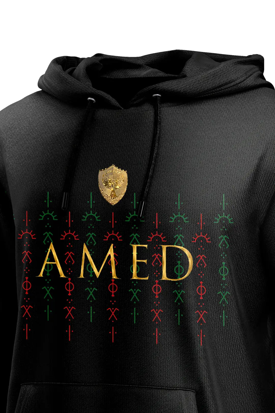 Amedspor Ethno-Muster Kapuzensweatshirt