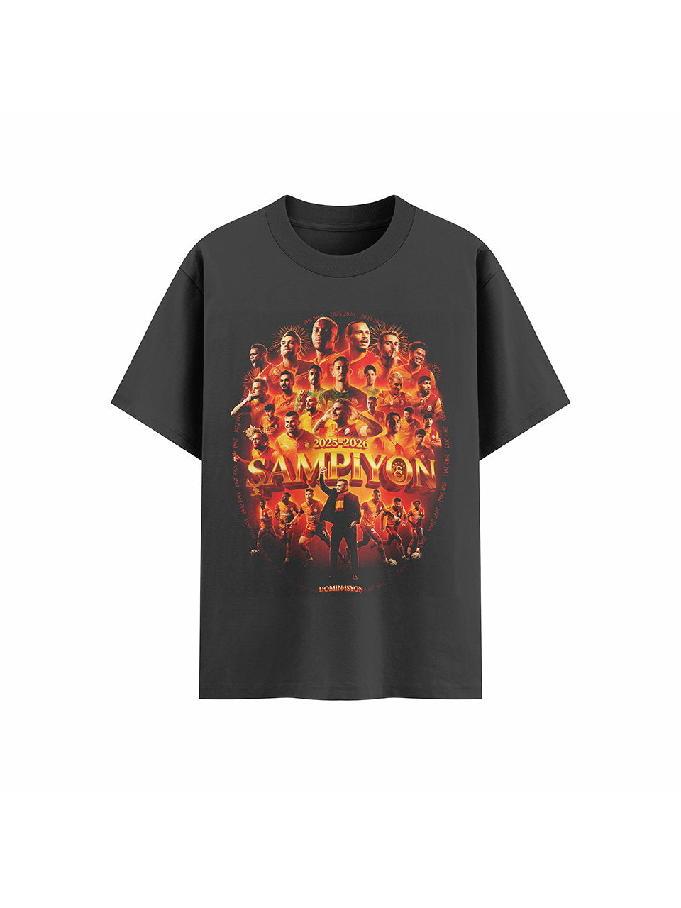 Galatasaray Meisterschafts-Kollage Kinder-T-Shirt – Meisterschaft 25/26