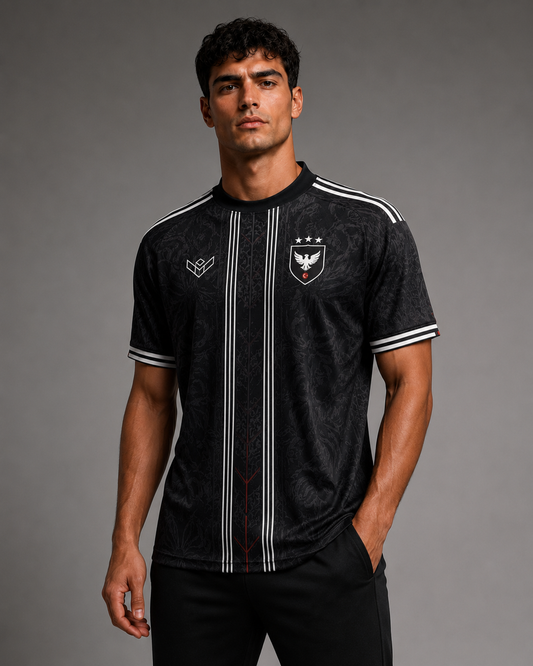 Beşiktaş Black Eagle Fan Trikot – Schwarz-Weißes Elite Design