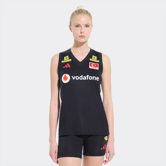 Türkei Volleyball Damen-Trikot - Schwarz