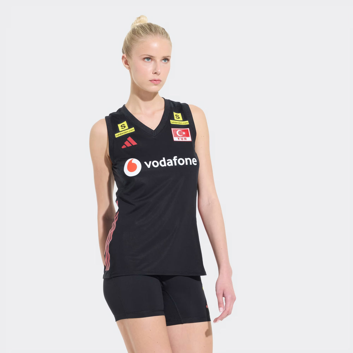 Türkei Volleyball Damen-Trikot - Schwarz