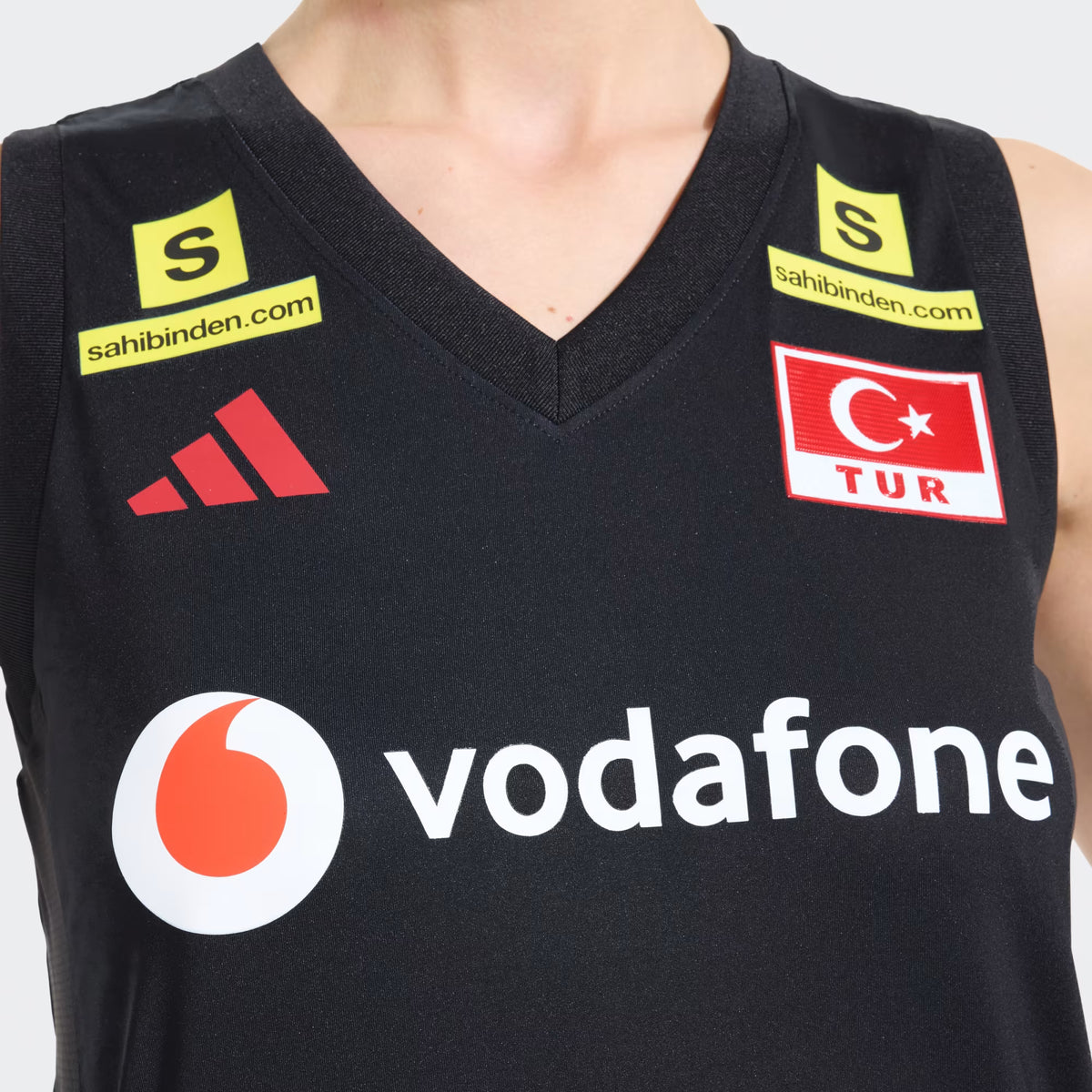 Türkei Volleyball Damen-Trikot - Schwarz