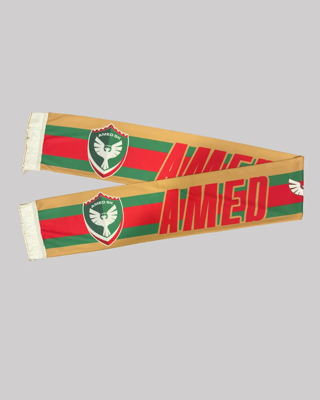 Amedspor Gold Satin-Schal