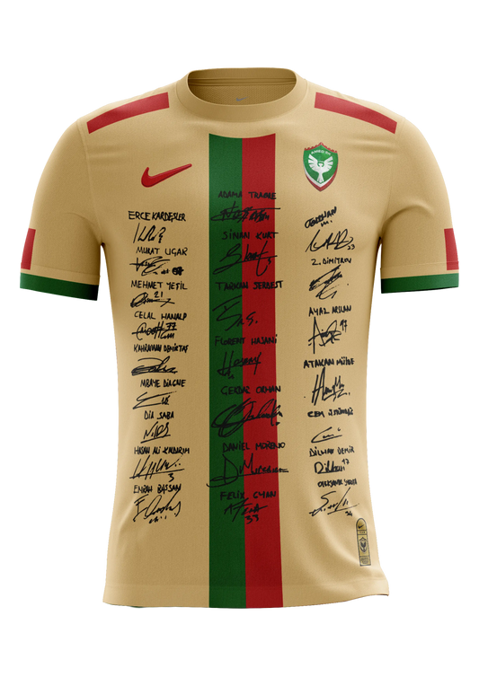 Amedspor 25/26 A-Team Signiertes Trikot Gold