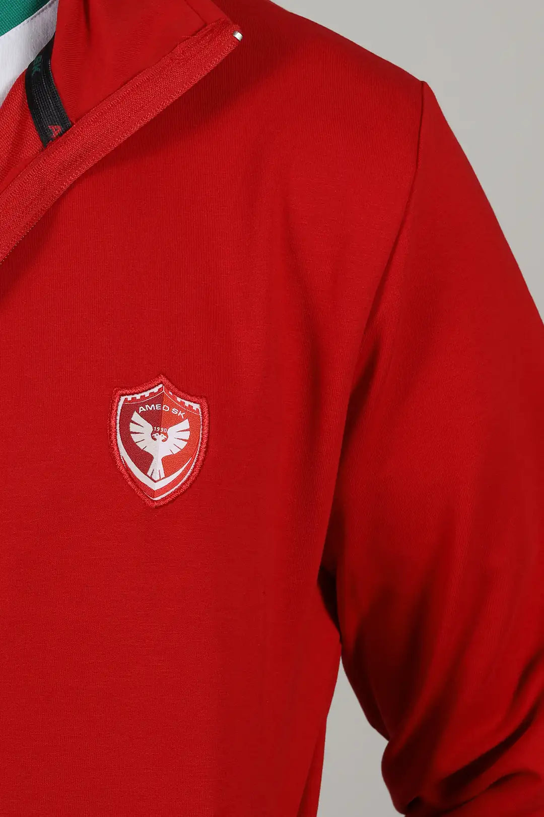 Mit Reißverschluss Lang Arm Sweatshirt