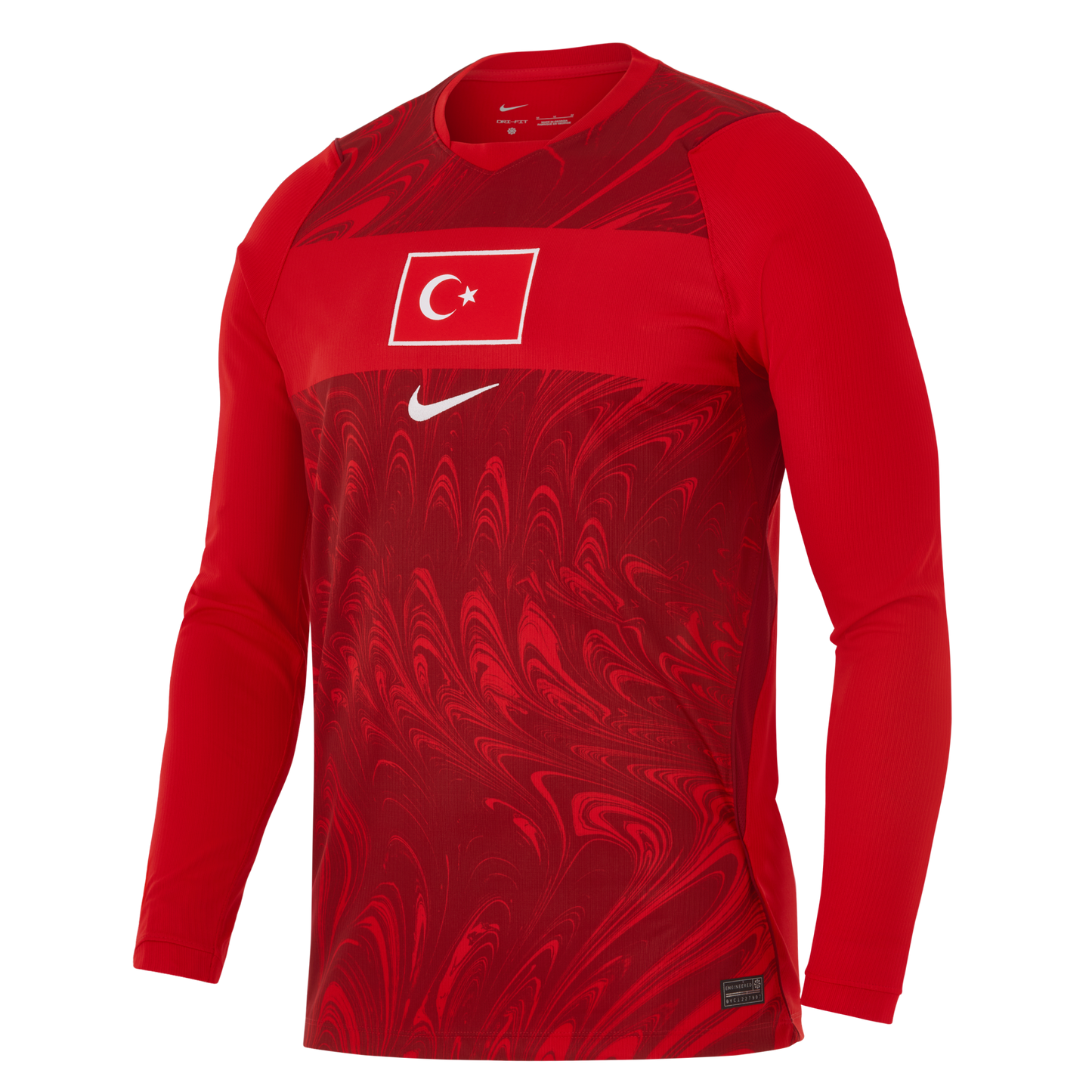 Türkei Langarm-Stadiontrikot Rot 2025/26