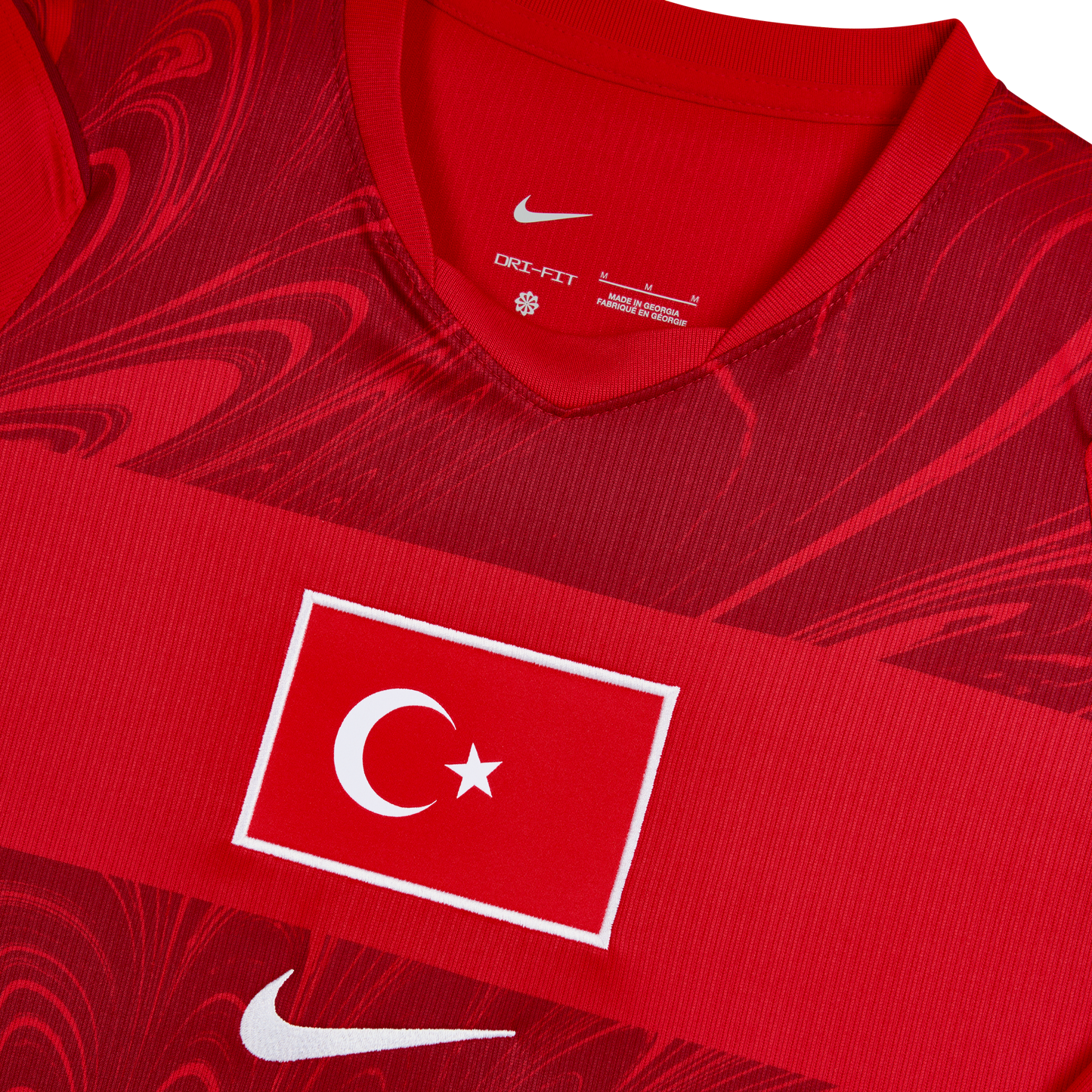 Türkei Langarm-Stadiontrikot Rot 2025/26