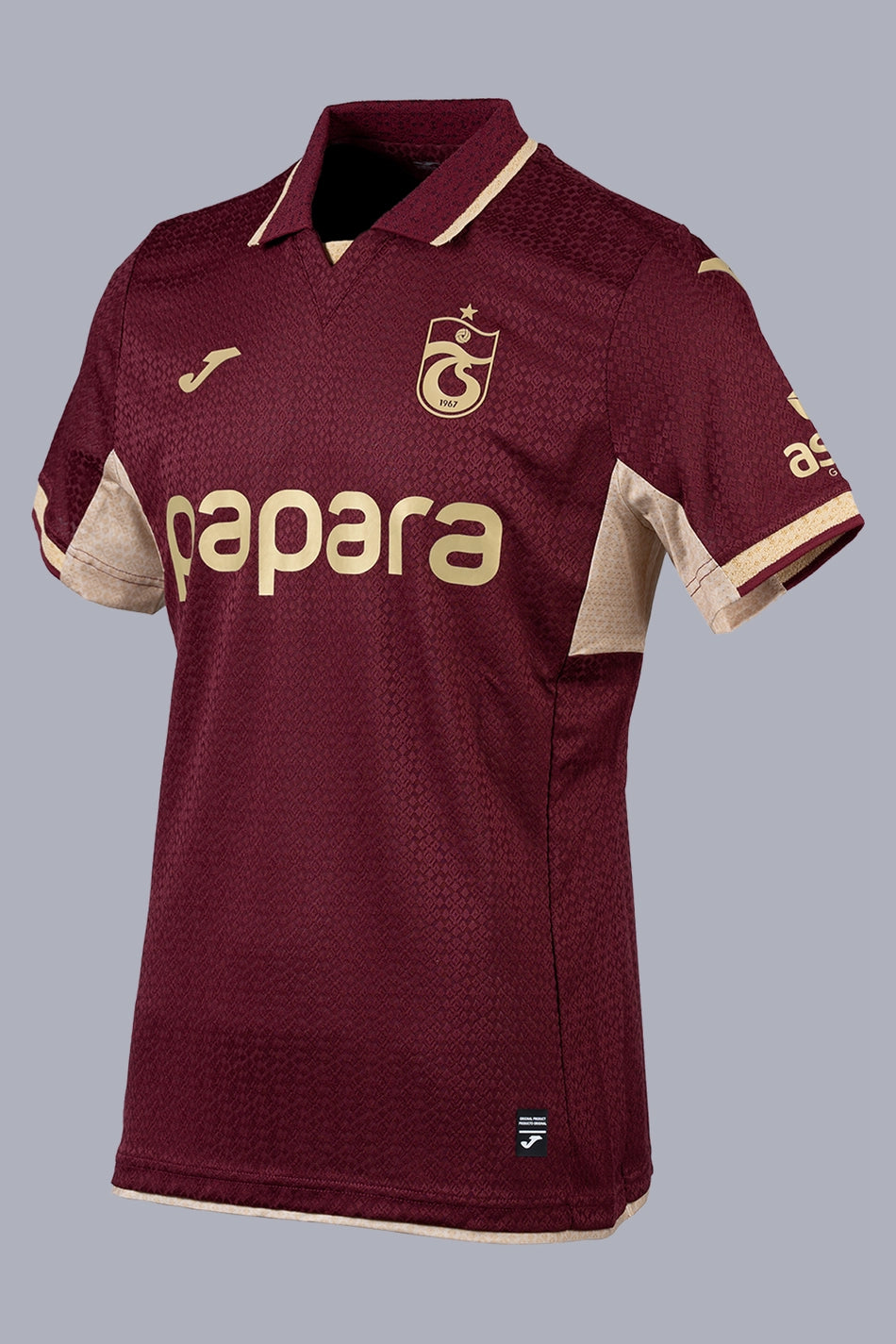 Trabzonspor Trikot 2025/2026 Neue Saison Bordeaux Gold