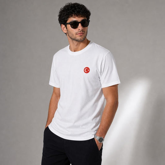 Türkei Nationalmannschaft Feier-T-Shirt Weiß