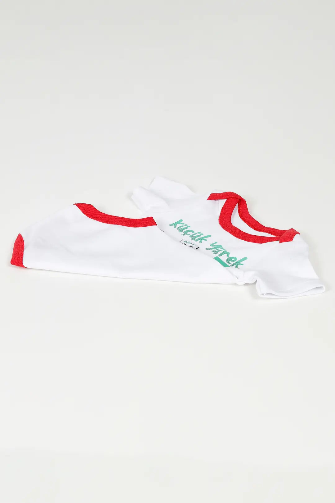 Weiß Kurz Arm Strampler