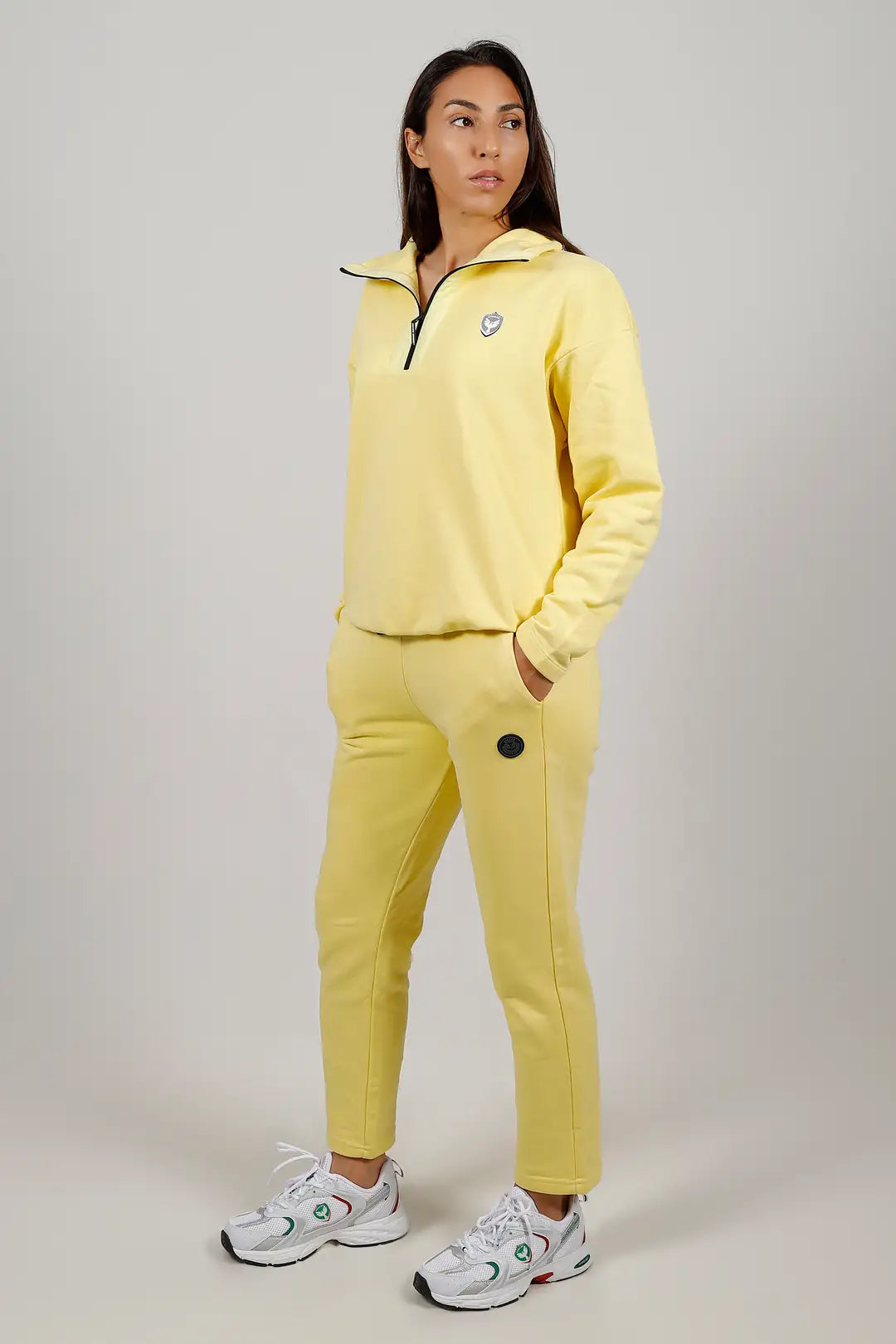 Bilcee Damen Yarım Fer. Sweatshirt Set