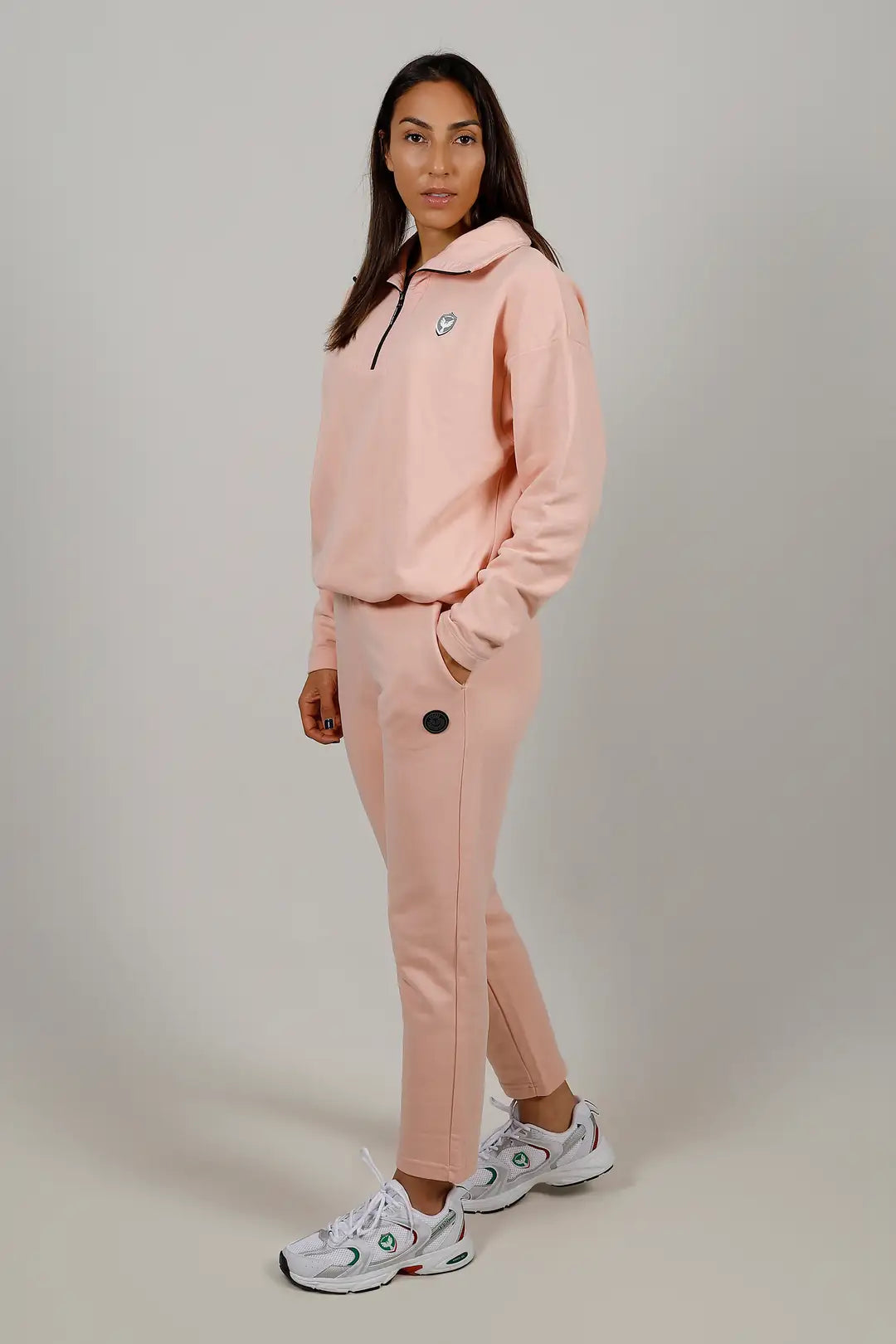 Bilcee Damen Yarım Fer. Sweatshirt Set