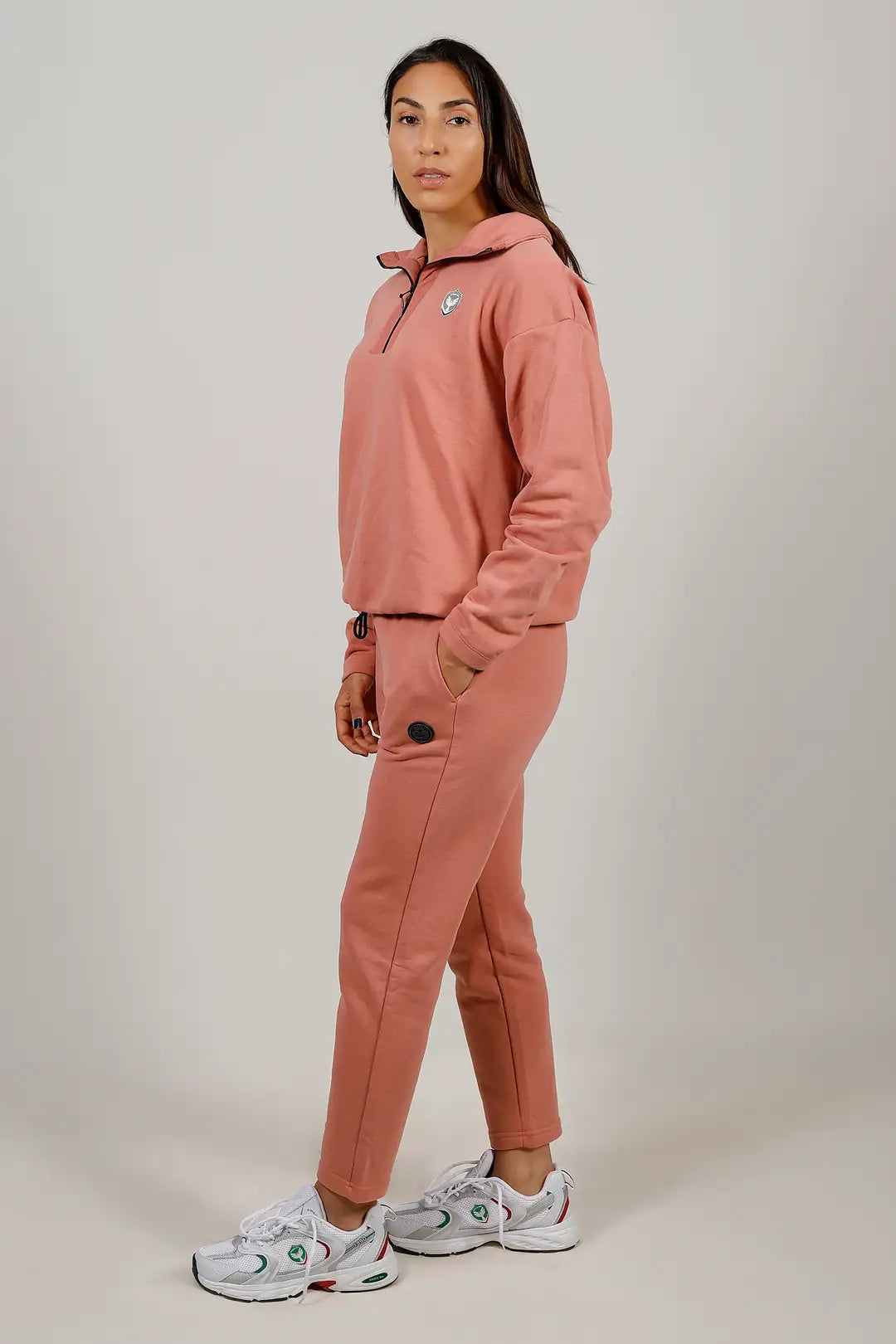 Bilcee Damen Yarım Fer. Sweatshirt Set