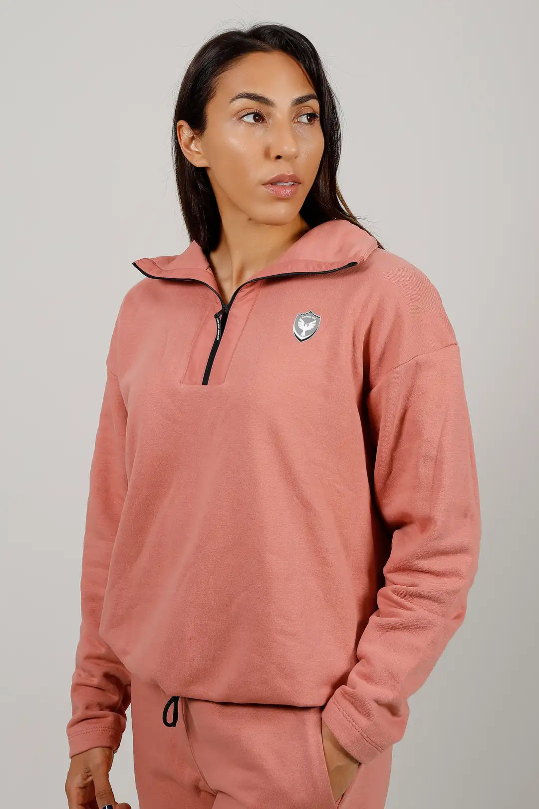 Bilcee Damen Yarım Fer. Sweatshirt Set