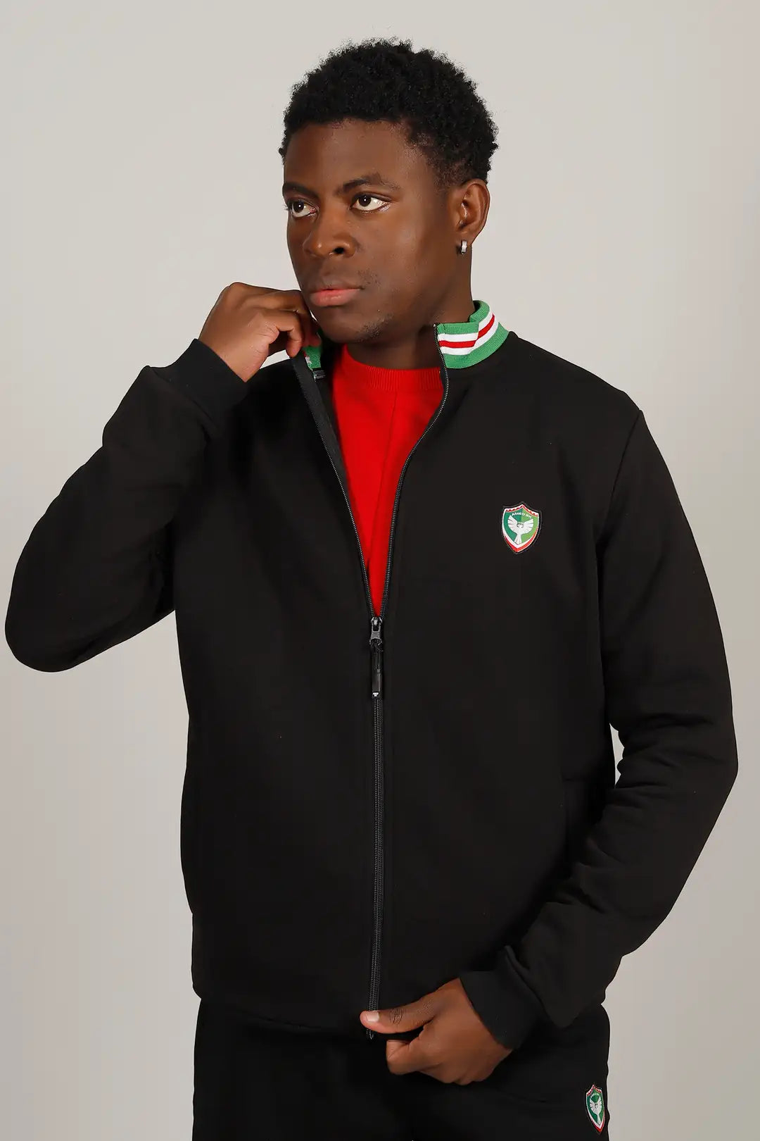 TAM mit Reißverschluss Lang Arm Sweatshirt