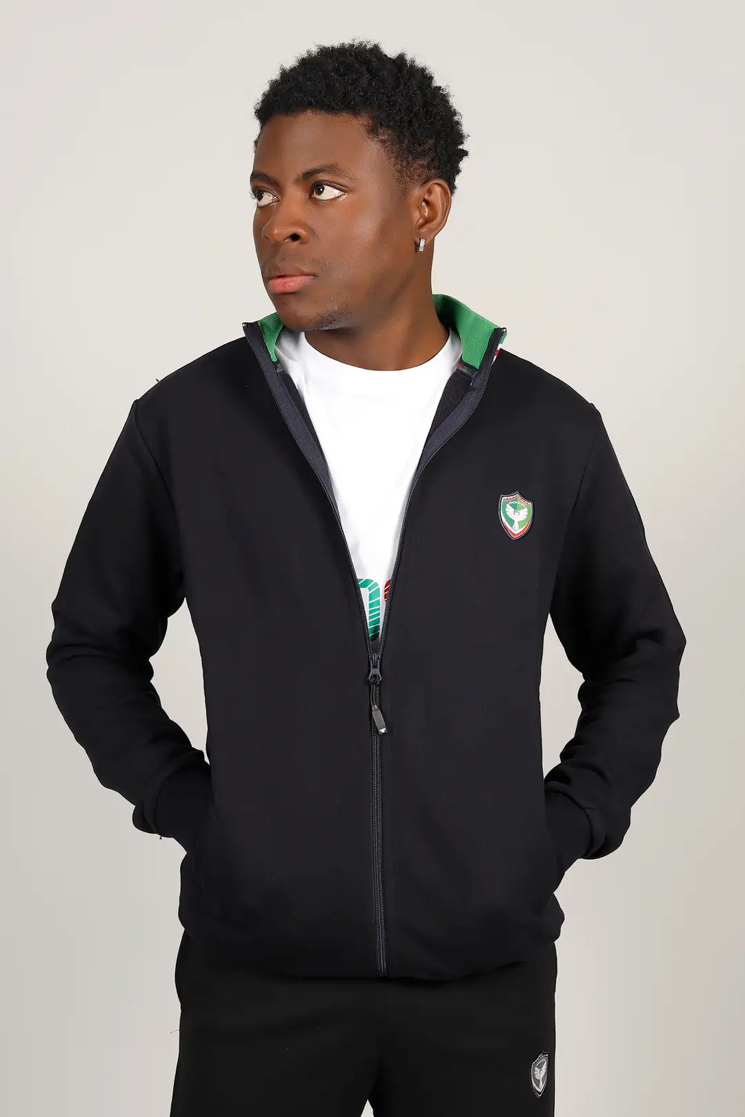 TAM mit Reißverschluss Lang Arm Sweatshirt