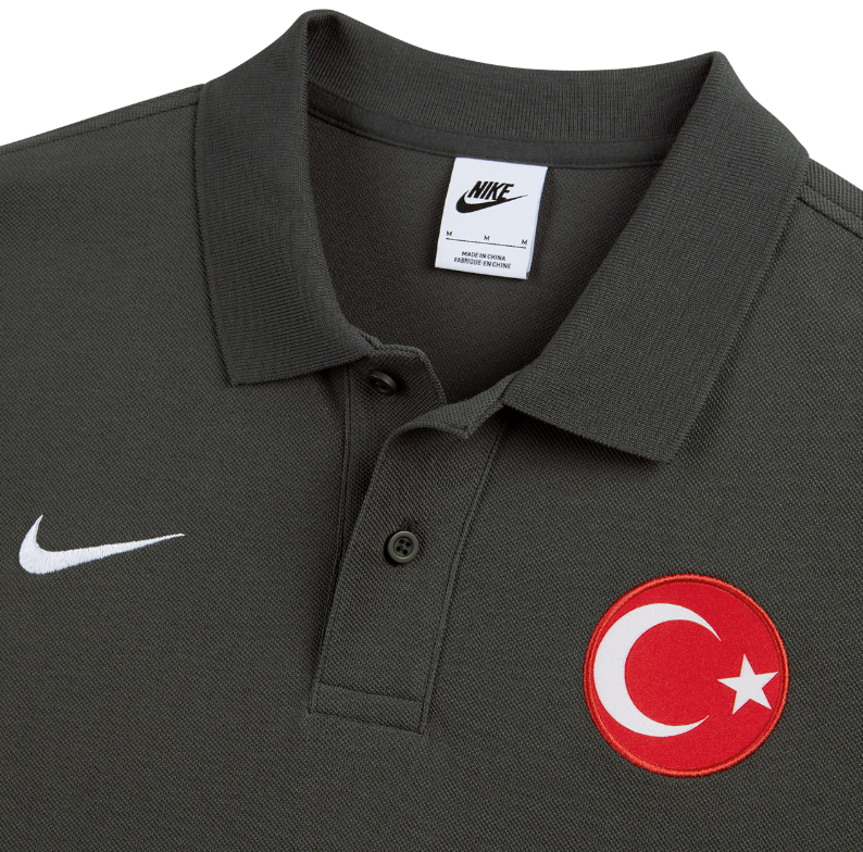 Casual Polo-Shirt Anthrazit – Türkei