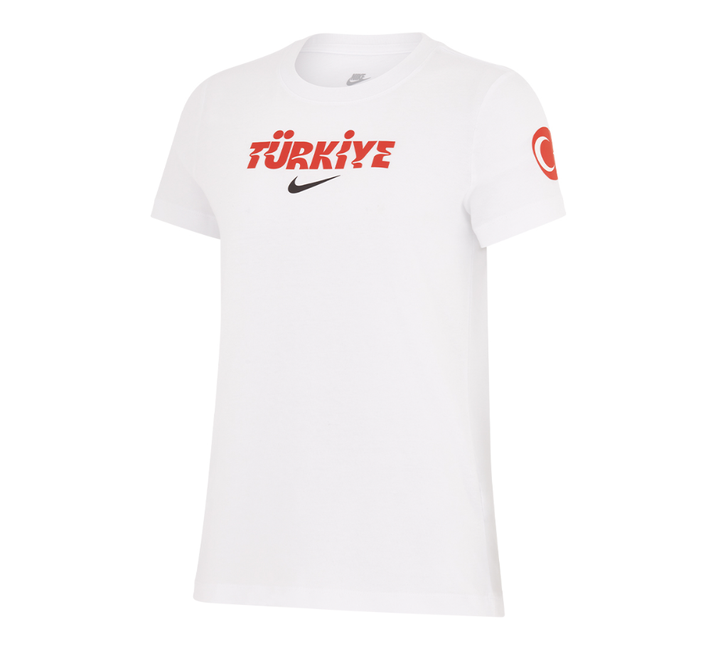 Damen T-Shirt „Türkiye" Weiß