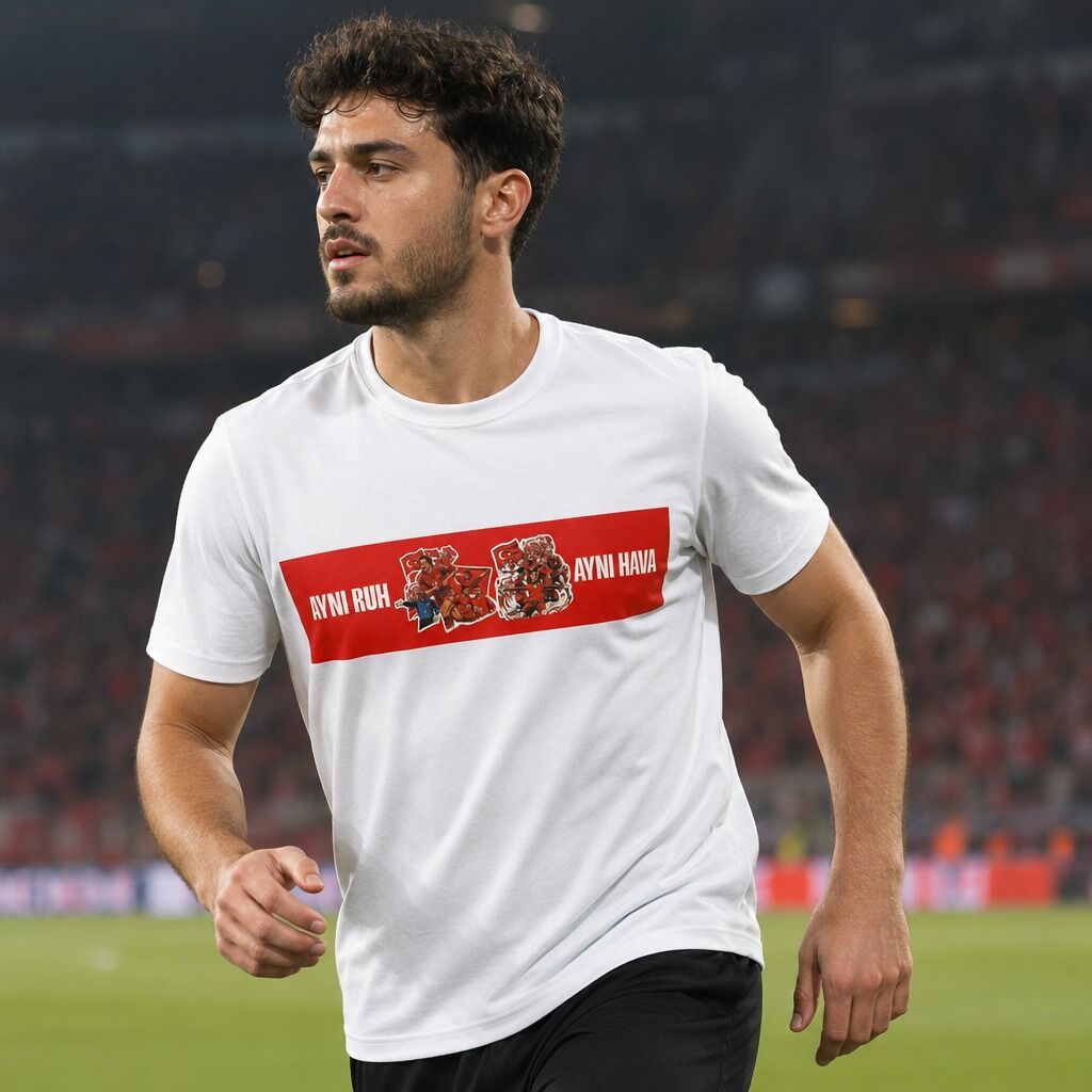 "Ayni Ruh Ayni Hava" T-Shirt Weiß – Türkei