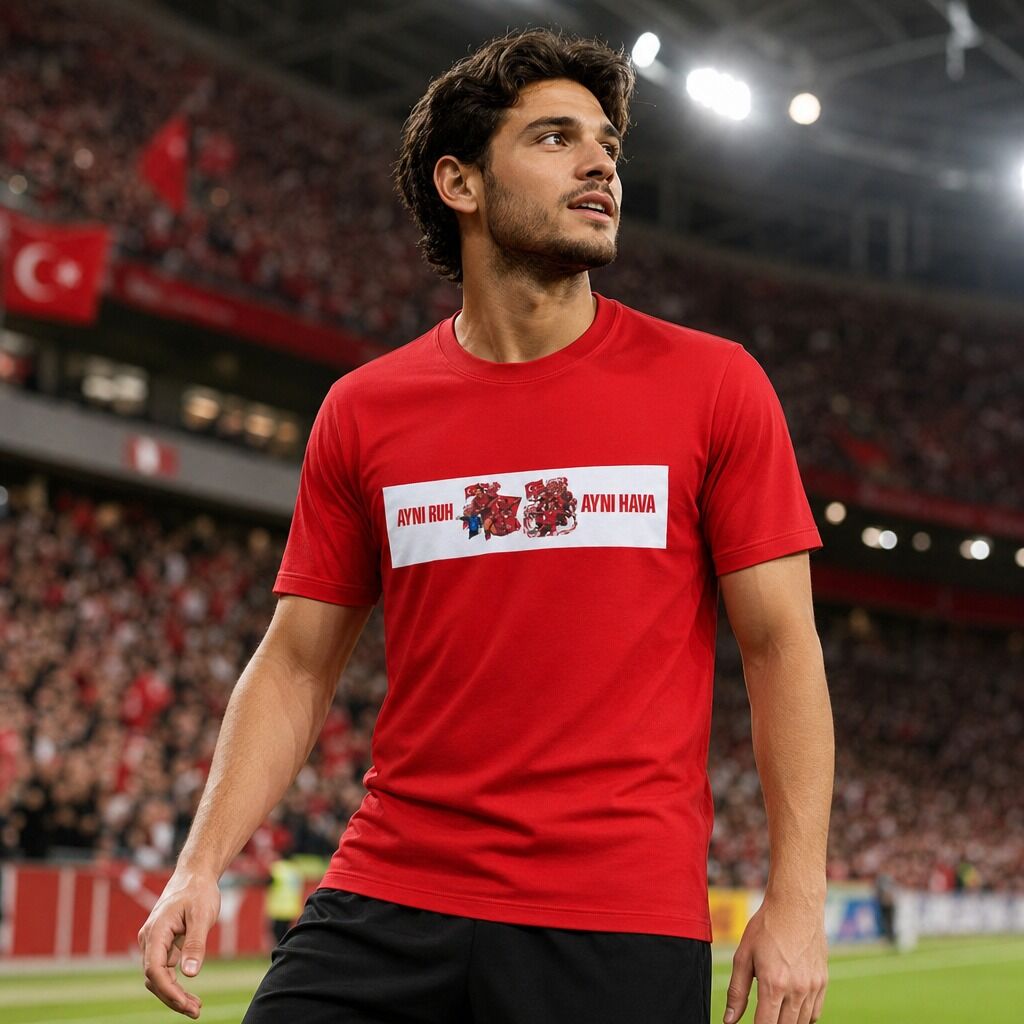 "Ayni Ruh Ayni Hava" T-Shirt Rot – Türkei
