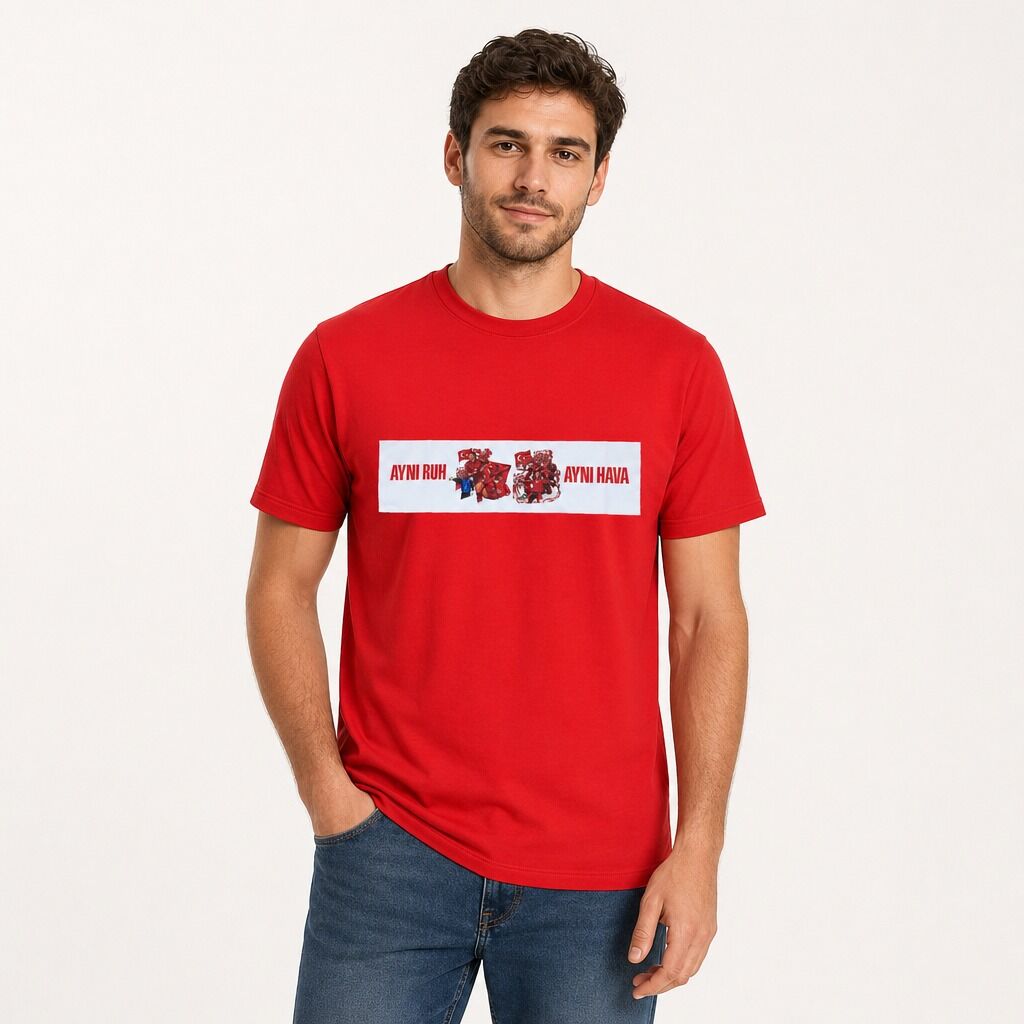 "Ayni Ruh Ayni Hava" T-Shirt Rot – Türkei