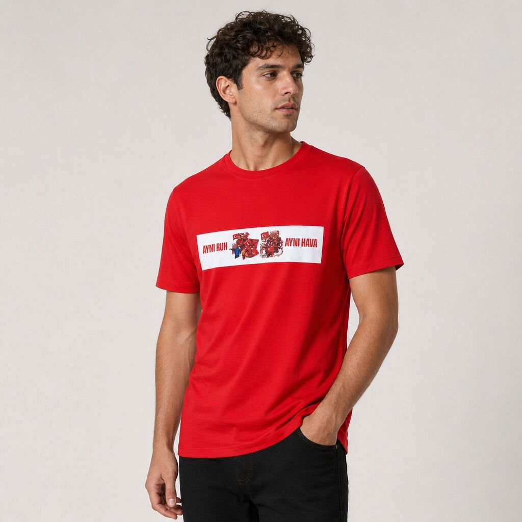 "Ayni Ruh Ayni Hava" T-Shirt Rot – Türkei