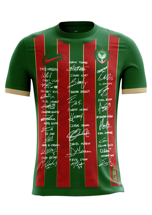 Amedspor 25/26 A-Team Signiertes Trikot Grün